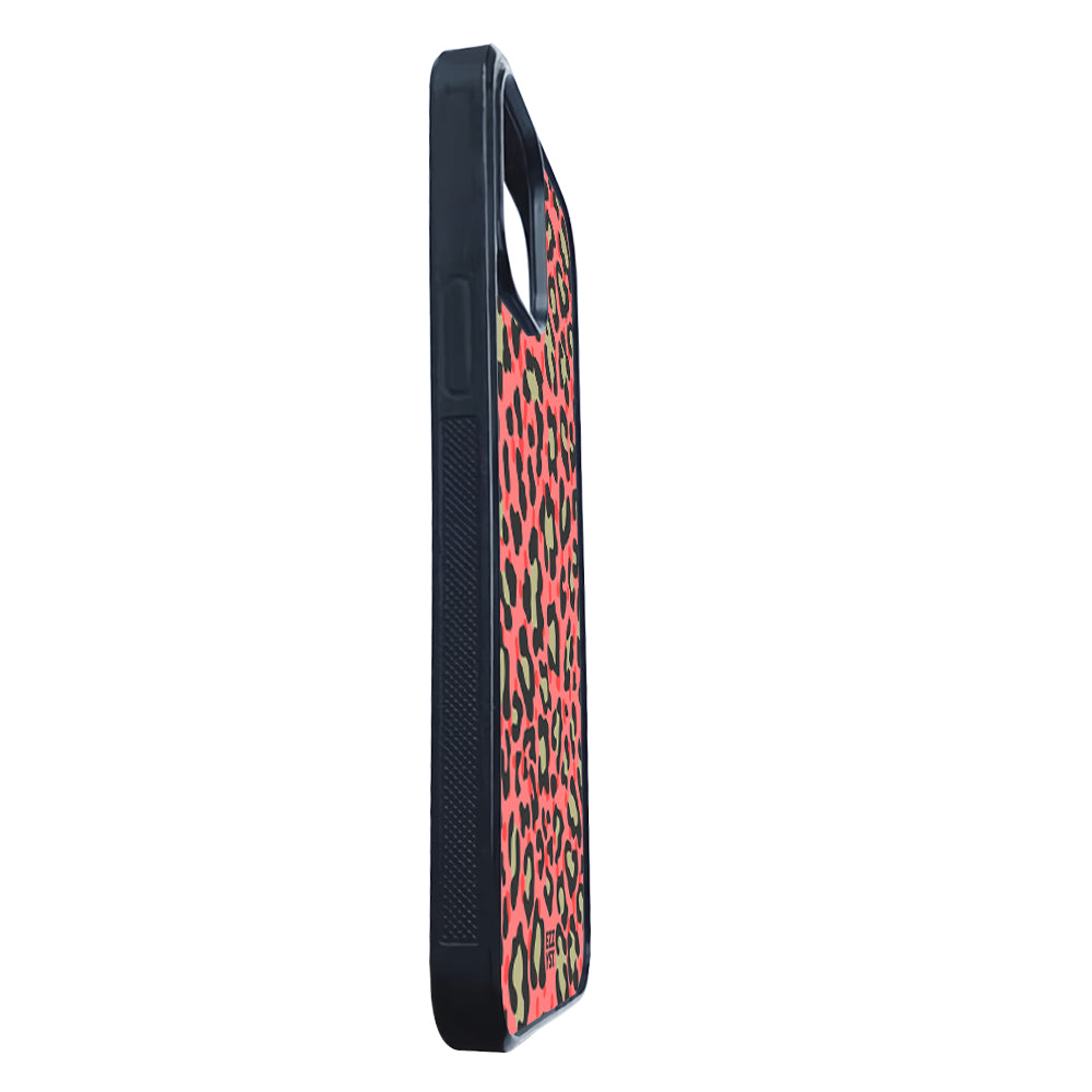 Leopard Brick Red Magsafe iPhone Case