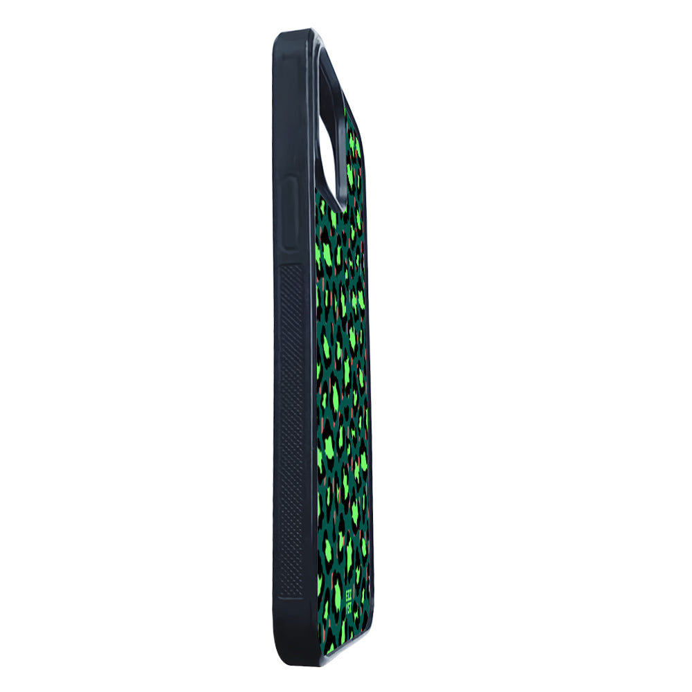 Leopard Green Forest Magsafe iPhone Case