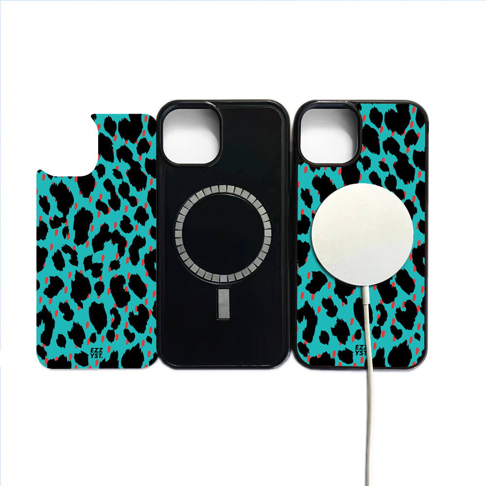 Leopard Tosca Sky Magsafe iPhone Case