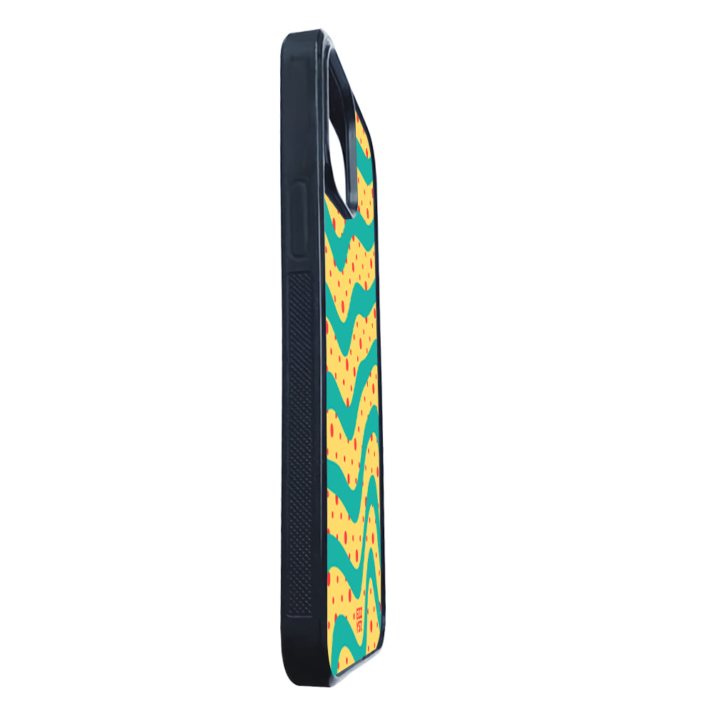 Abstract Line Sparking Yellow Magsafe iPhone Case