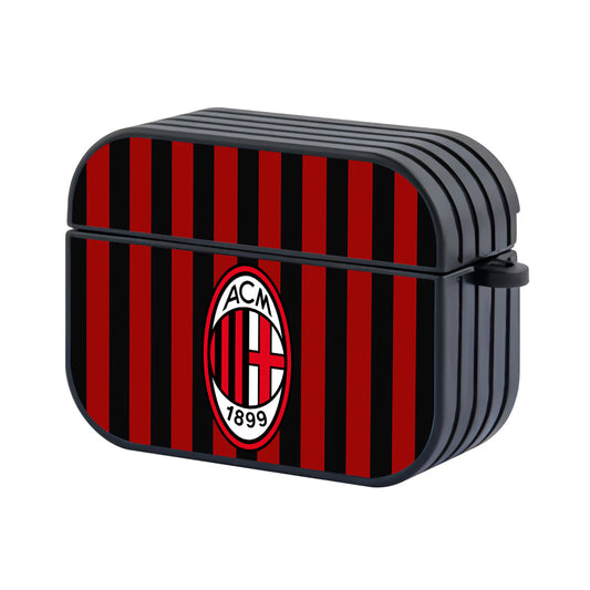 AC Milan Jersey Home Hard Plastic Case Cover For Apple Airpods Pro 2 - Ezzystore