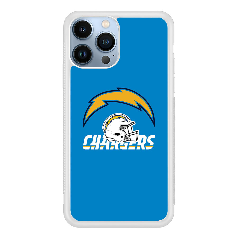 AFC Los Angeles Chargers Helmet iPhone 14 Pro Case