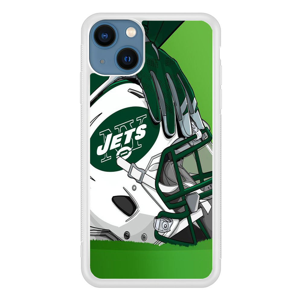 AFC New York Jets Helmet iPhone 14 Plus Case