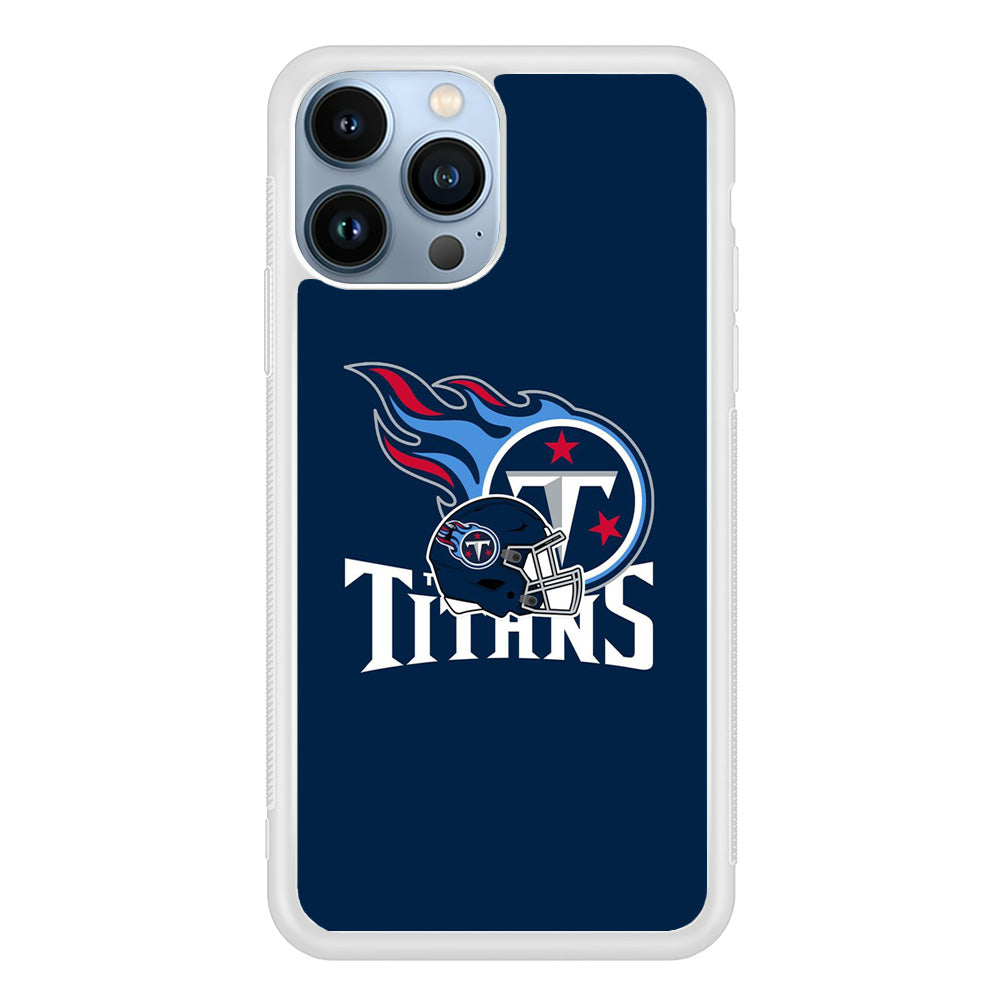 AFC Tennessee Titans Logo Helmet iPhone 15 Pro Case