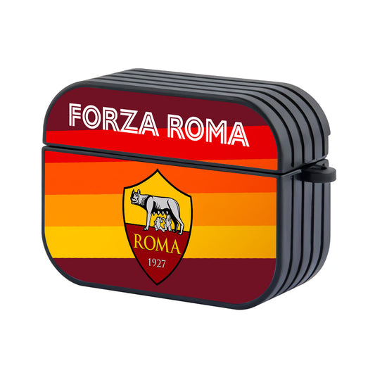 AS Roma Forza Roma Hard Plastic Case Cover For Apple Airpods Pro 2 - Ezzystore