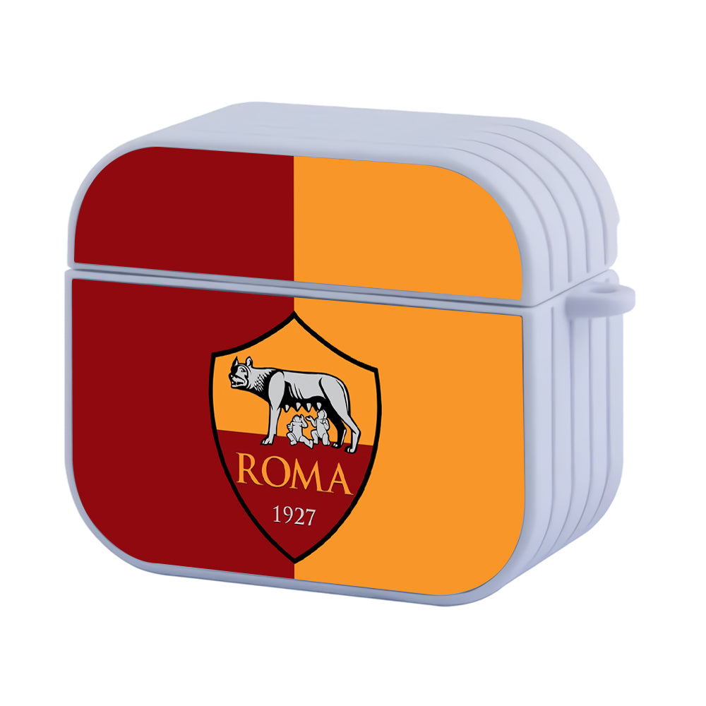 AS Roma Two Colour Pride Hard Plastic Case Cover For Apple Airpods 3