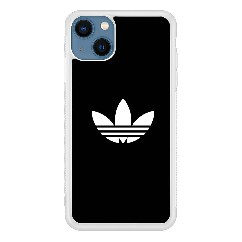 Adidas Black White Logo iPhone 15 Case