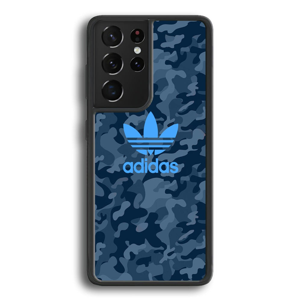 Adidas Blue Camo Samsung Galaxy S23 Ultra Case - Ezzystore