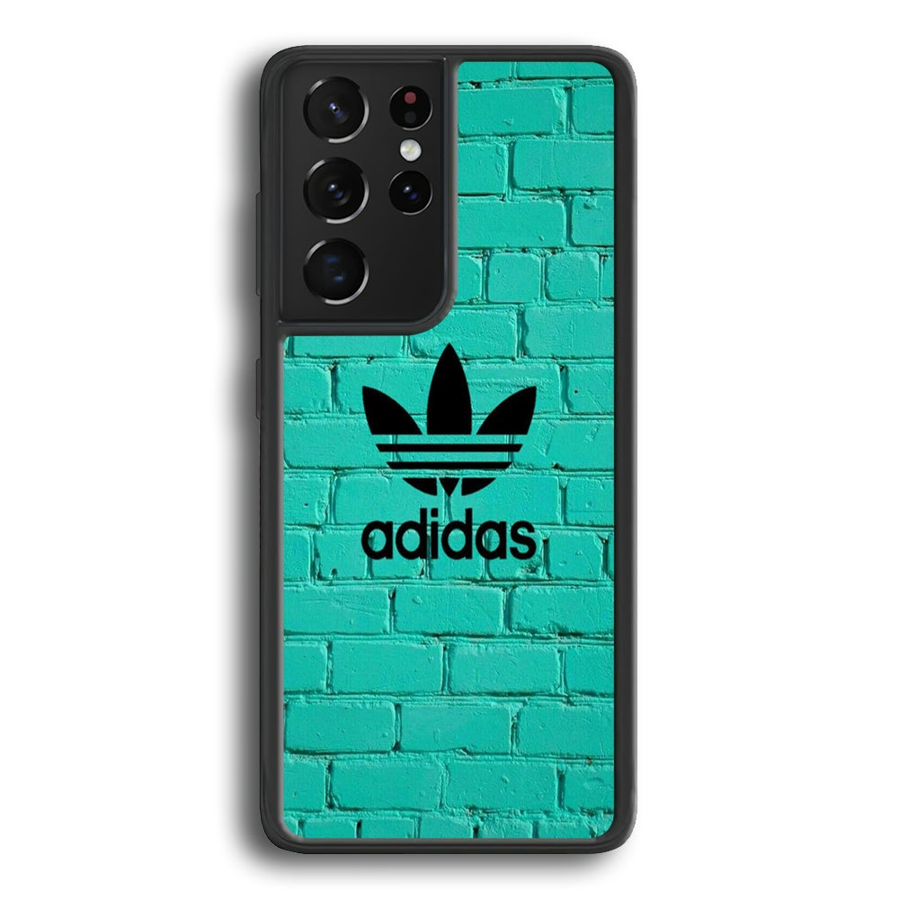 Adidas Mint Green Wall Samsung Galaxy S22 Ultra Case - Ezzystore