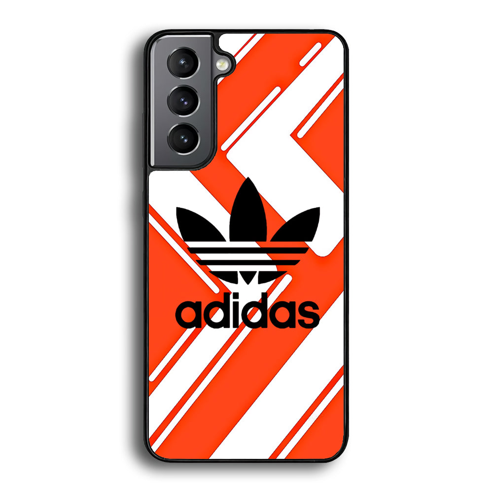 Adidas Pattern Orange Samsung Galaxy S22 Plus Case - Ezzystore