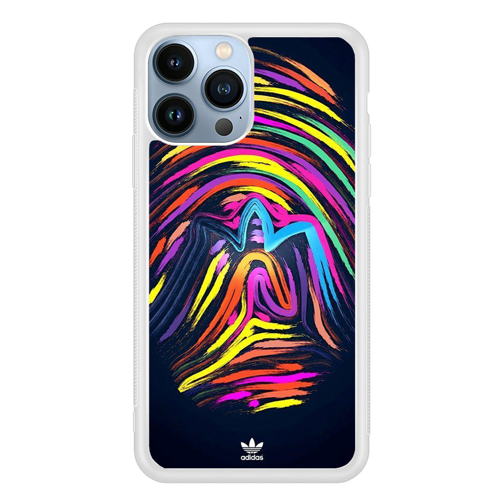 Adidas Rainbow Finger Print iPhone 15 Pro Max Case
