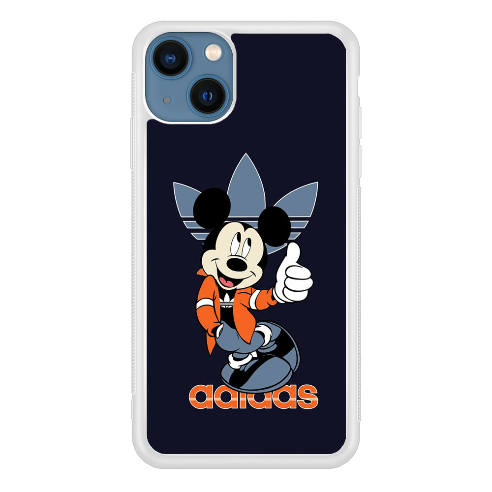 Adidas Navy Mickey iPhone 15 Case