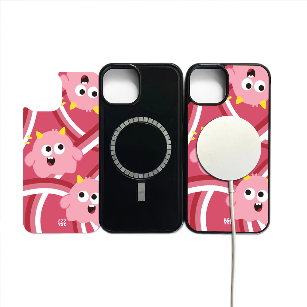 Adorable Little Monsters Amazed by the Surroundings Magsafe iPhone Case