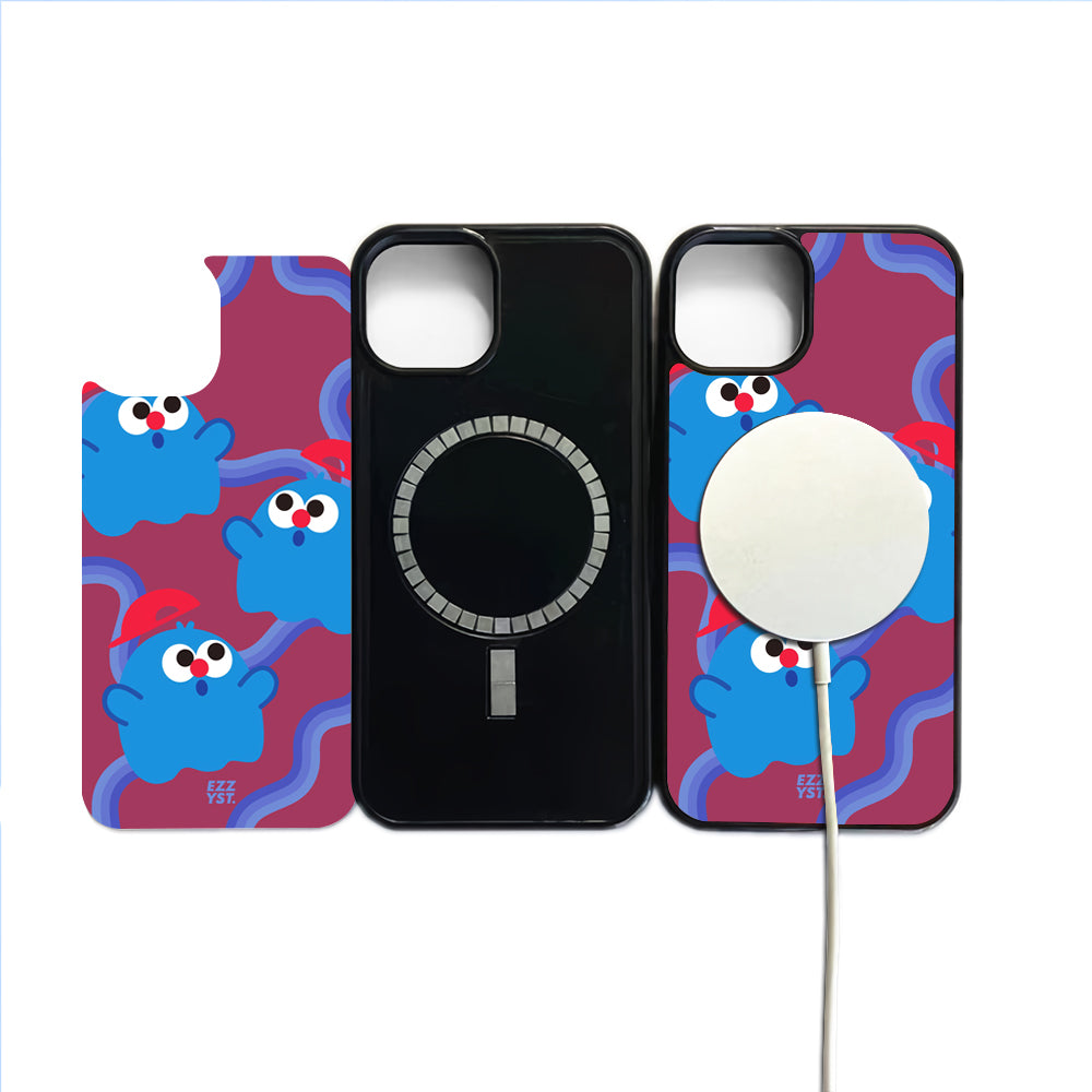 Adorable Little Monsters Nice to Have a New Hat Magsafe iPhone Case
