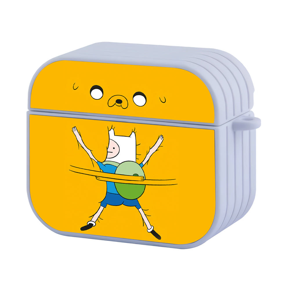 Adventure Time Finn And Jake Sweet Hug Hard Plastic Case Cover For Apple Airpods 3