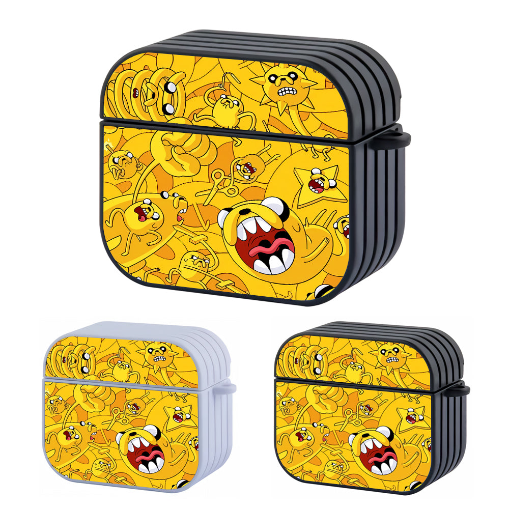 Adventure Time Jake All Mode Hard Plastic Case Cover For Apple Airpods 3