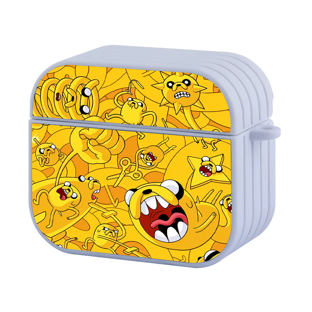 Adventure Time Jake All Mode Hard Plastic Case Cover For Apple Airpods 3