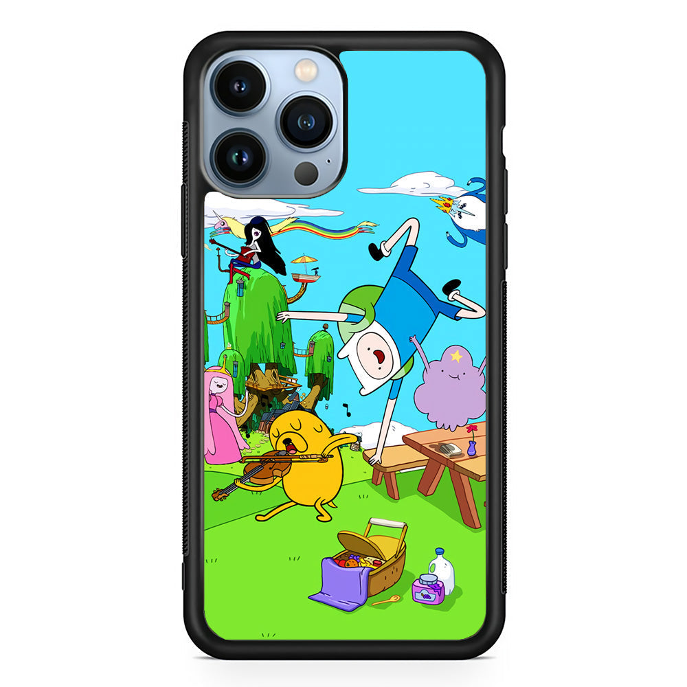 Adventure Time Jamming Session iPhone 15 Pro Case