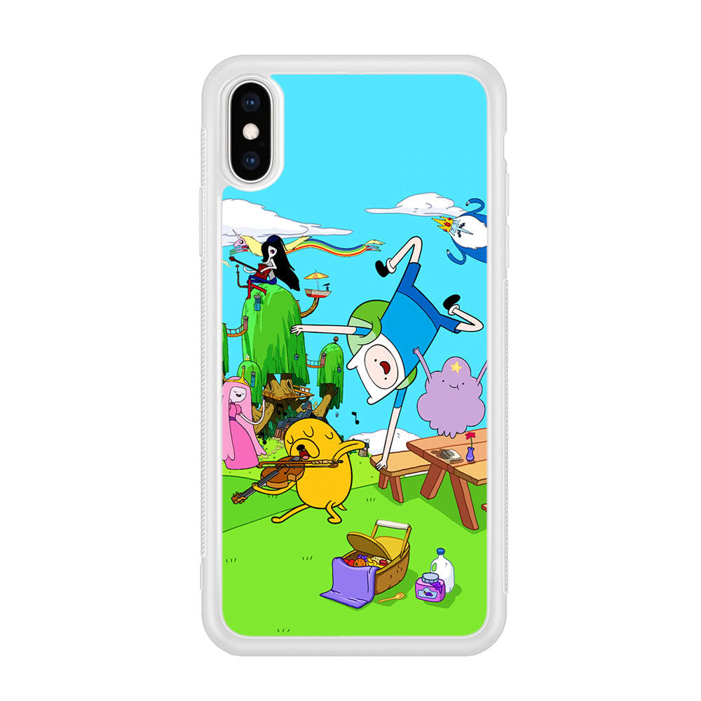 Adventure Time Jamming Session iPhone XS Case