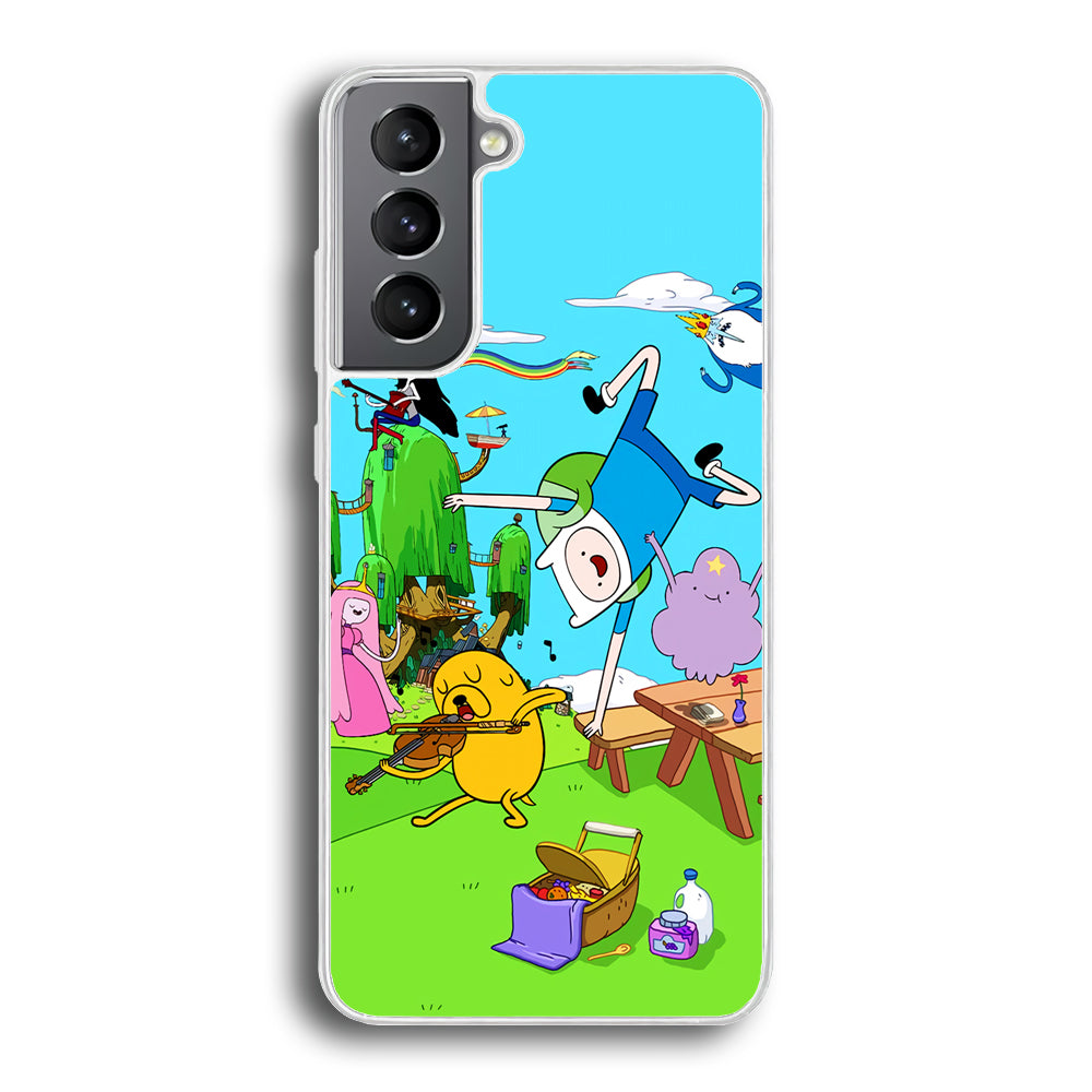 Adventure Time Jamming Session Samsung Galaxy S21 Case