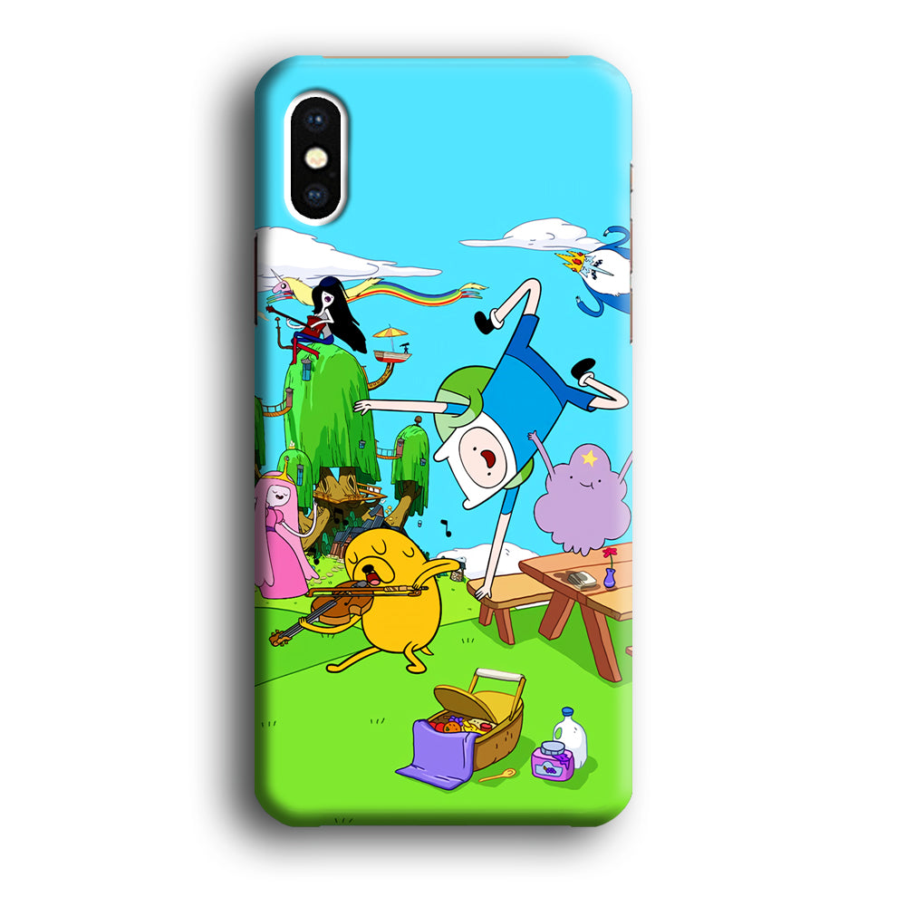 Adventure Time Jamming Session iPhone XS Case