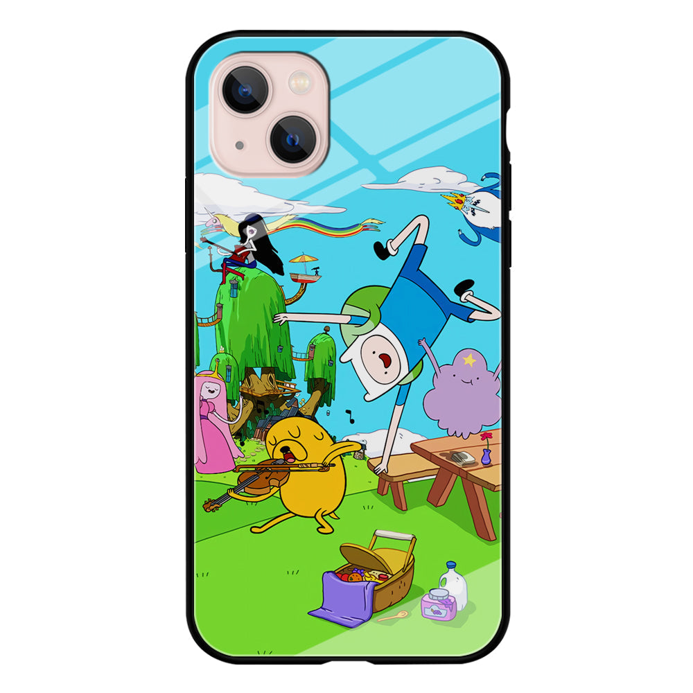 Adventure Time Jamming Session iPhone 15 Case