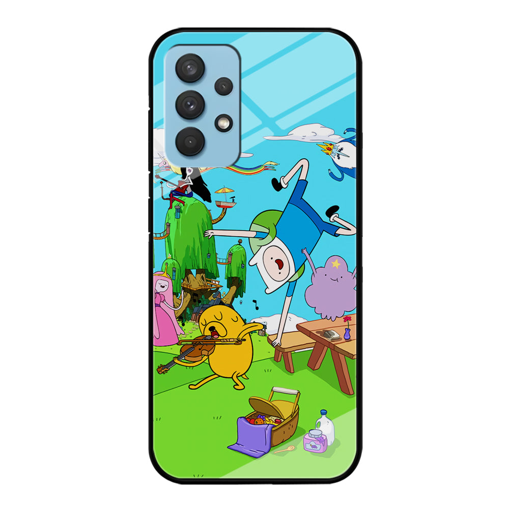 Adventure Time Jamming Session Samsung Galaxy A32 Case
