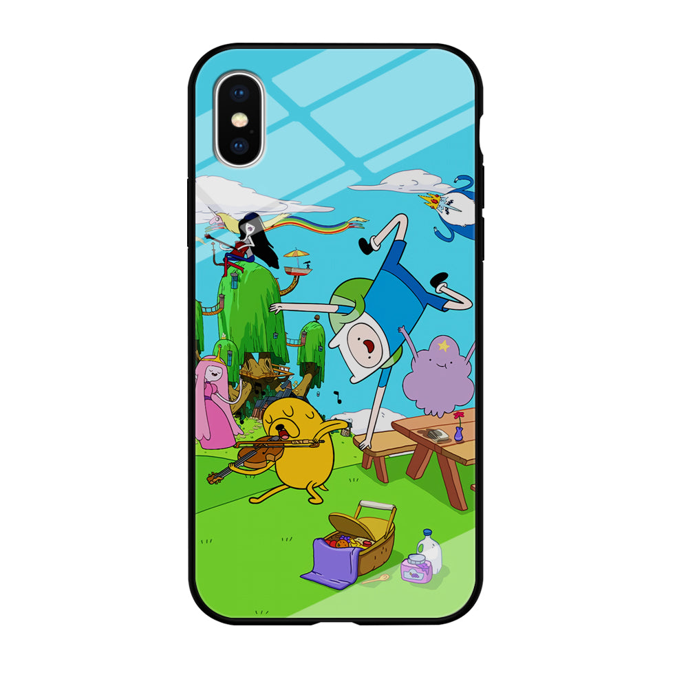 Adventure Time Jamming Session iPhone XS Case