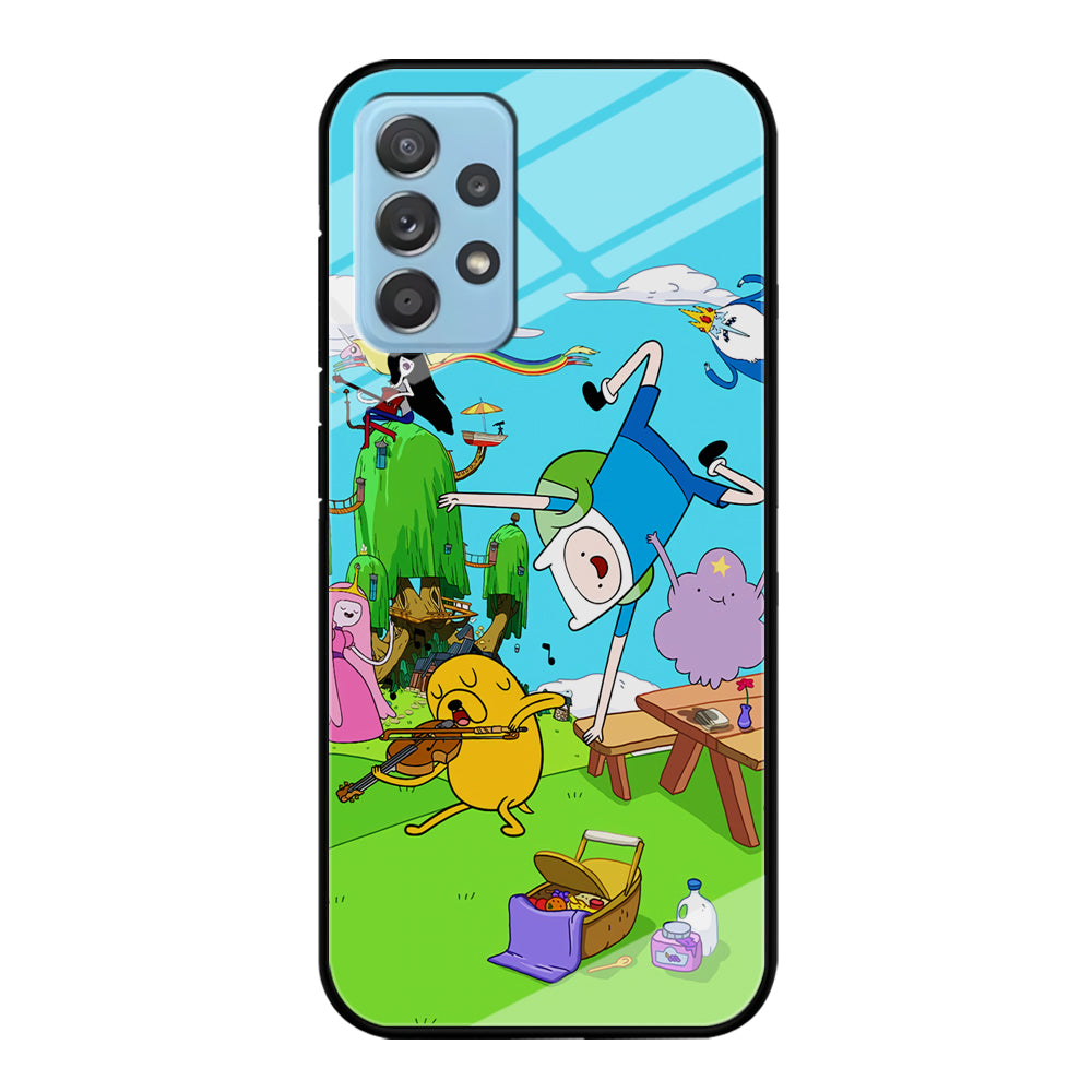 Adventure Time Jamming Session Samsung Galaxy A72 Case