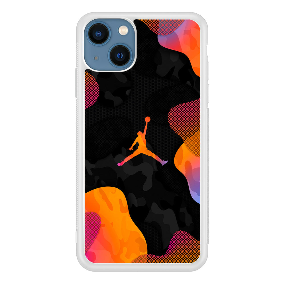 Air Jordan Camouflage on Autumn iPhone 14 Case