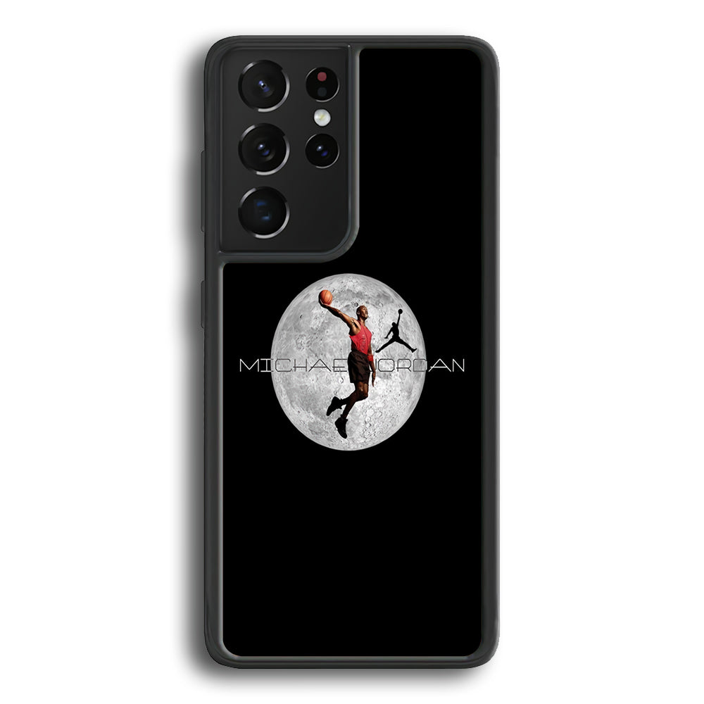 Air Jordan Flying On The Moon Samsung Galaxy S23 Ultra Case - Ezzystore