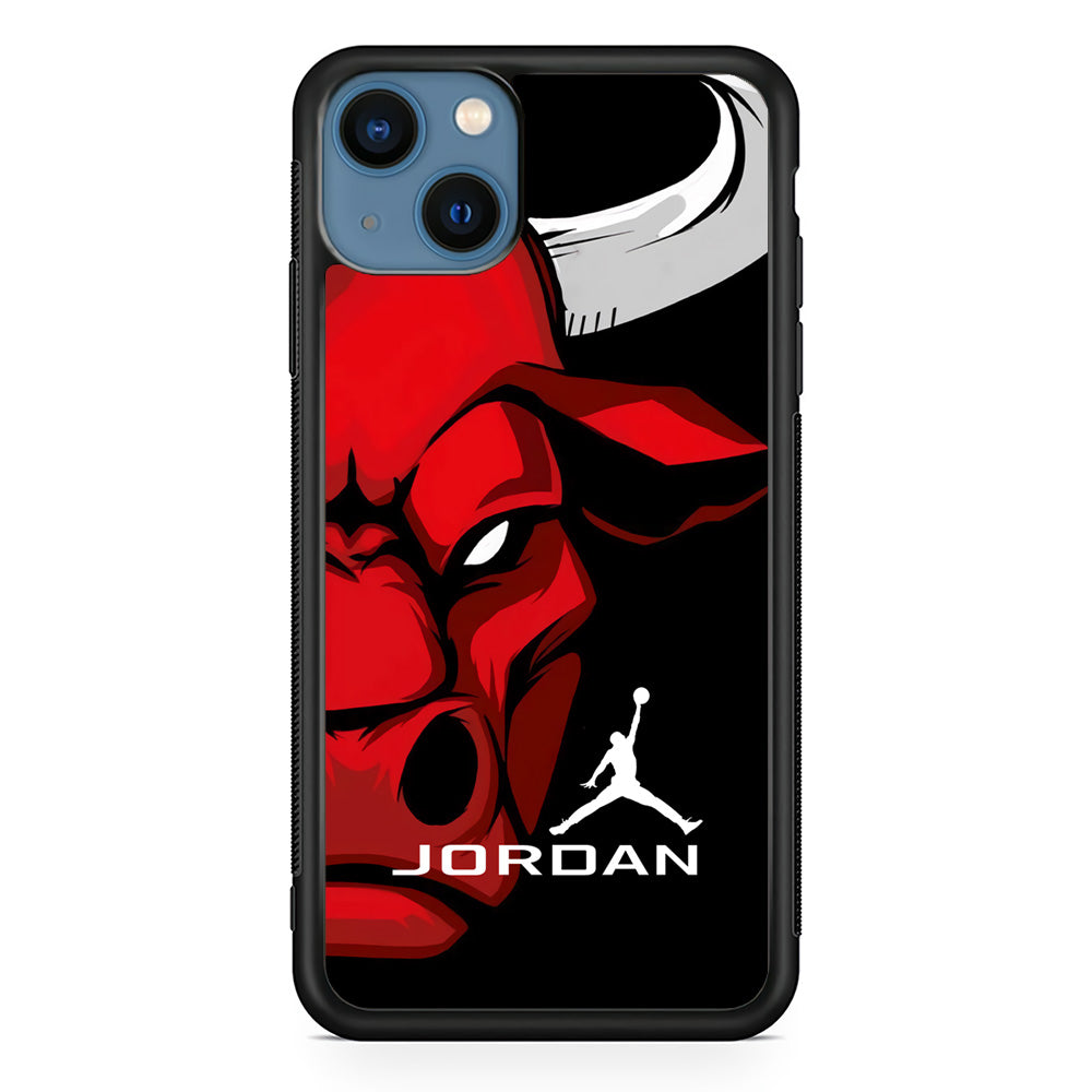 Air Jordan Icon Of Chicago Bulls iPhone 15 Plus Case