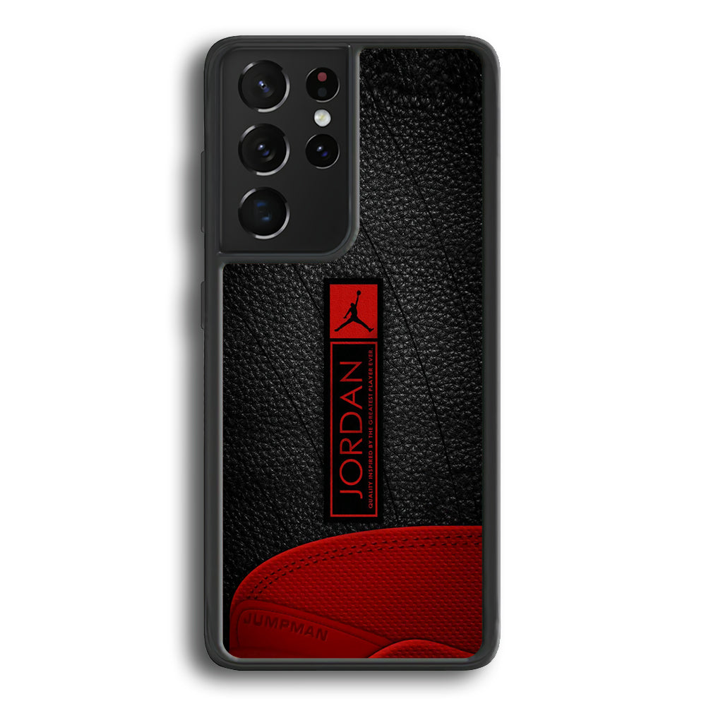 Air Jordan Leather Touch Samsung Galaxy S22 Ultra Case - Ezzystore