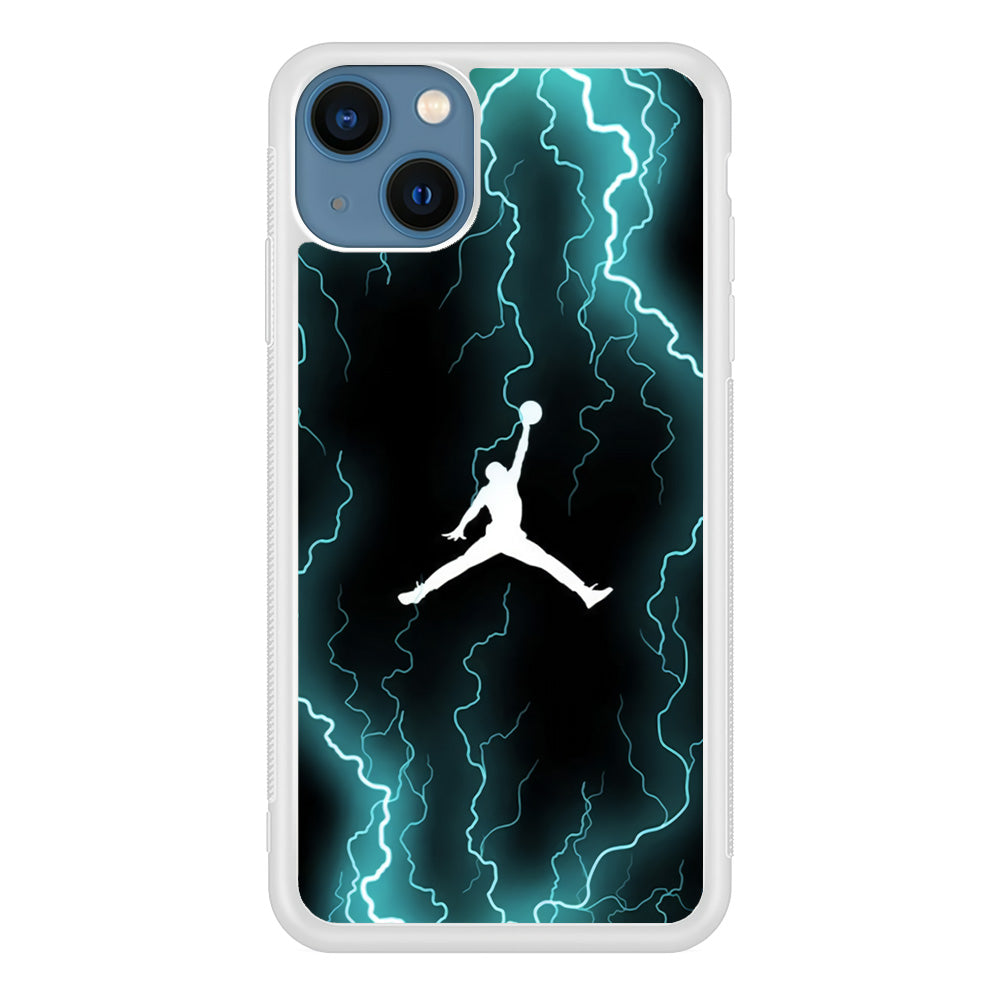 Air Jordan Lightning Pattern iPhone 14 Plus Case