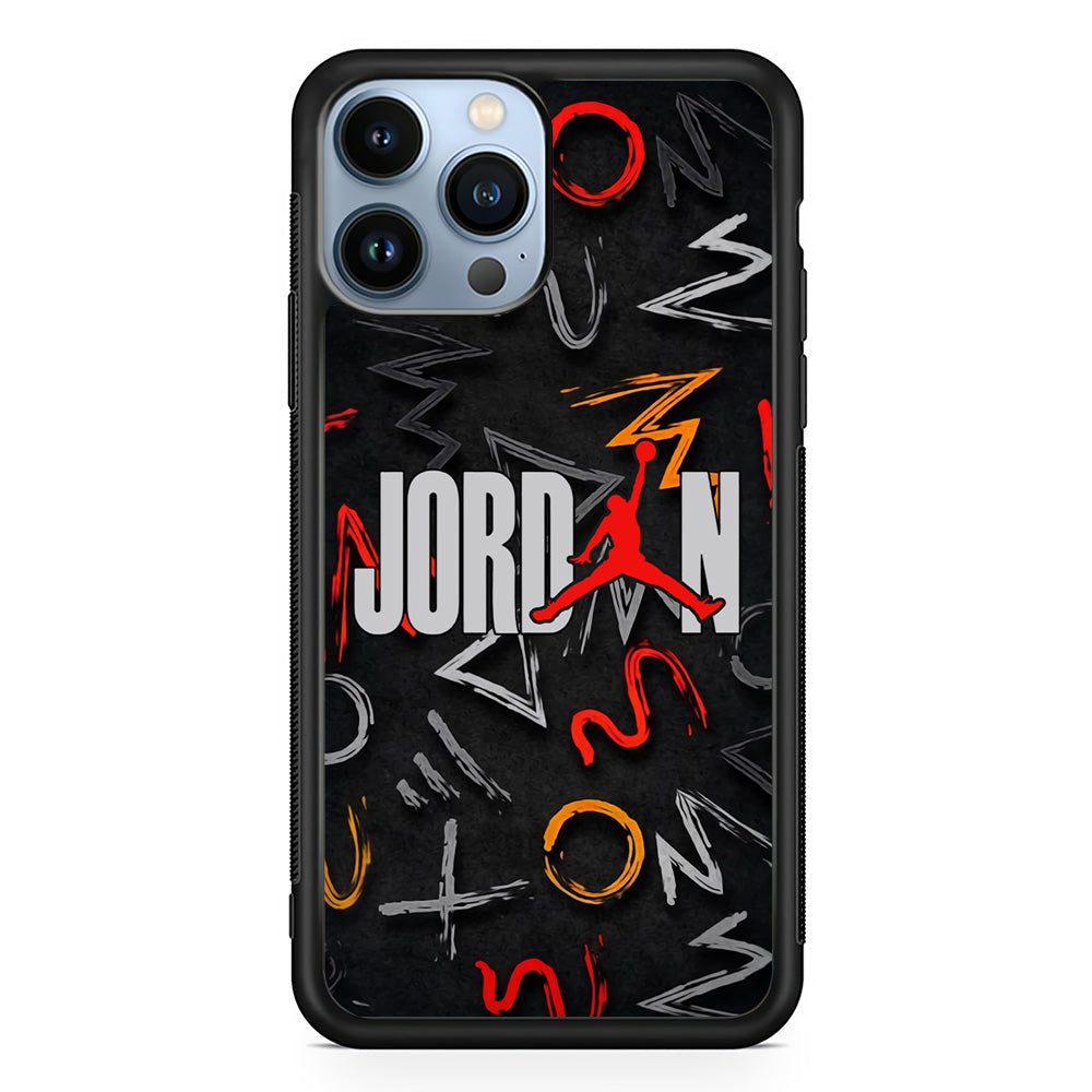 Air Jordan Mix Shape iPhone 15 Pro Max Case