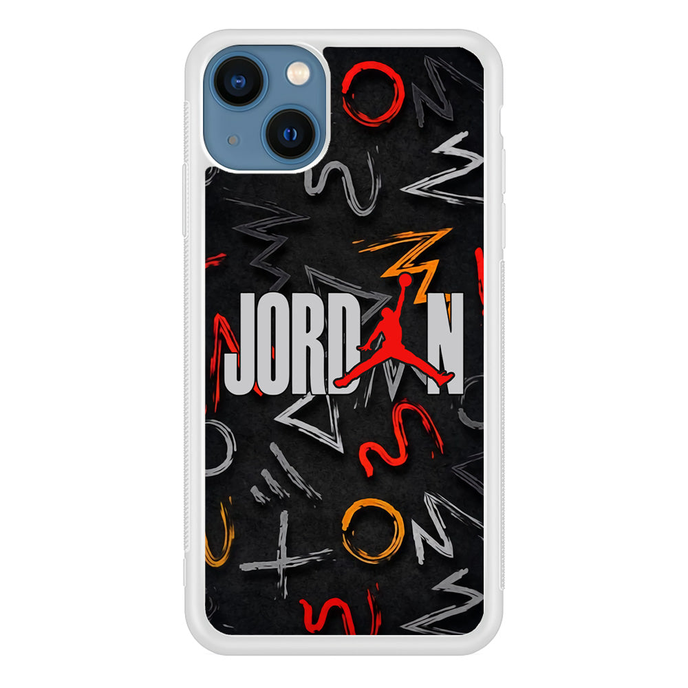Air Jordan Mix Shape iPhone 15 Plus Case