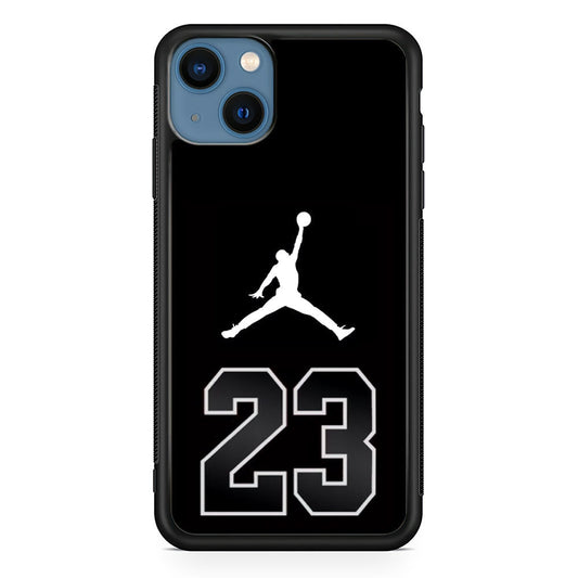 Air Jordan Number Icon Black iPhone 15 Plus Case