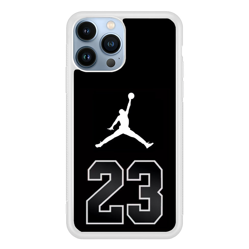 Air Jordan Number Icon Black iPhone 15 Pro Case