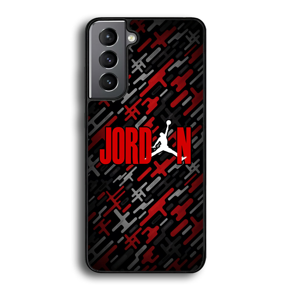 Air Jordan Red Shape Abstract Samsung Galaxy A15 Case - Ezzystore
