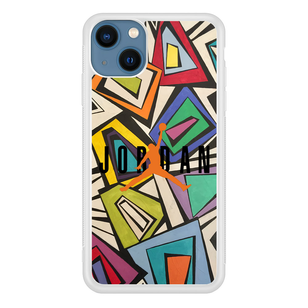 Air Jordan Retro Shape Abstract iPhone 15 Case