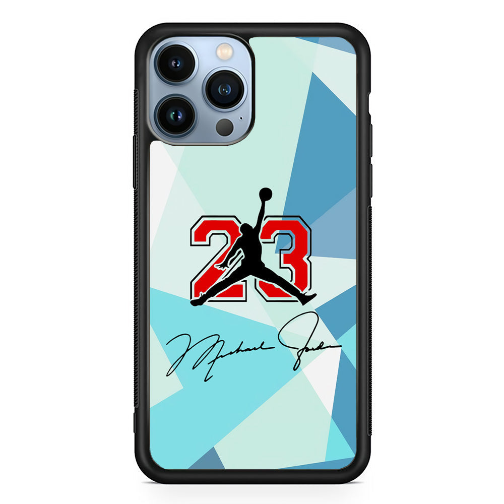 Air Jordan Signature Of Number iPhone 15 Pro Max Case