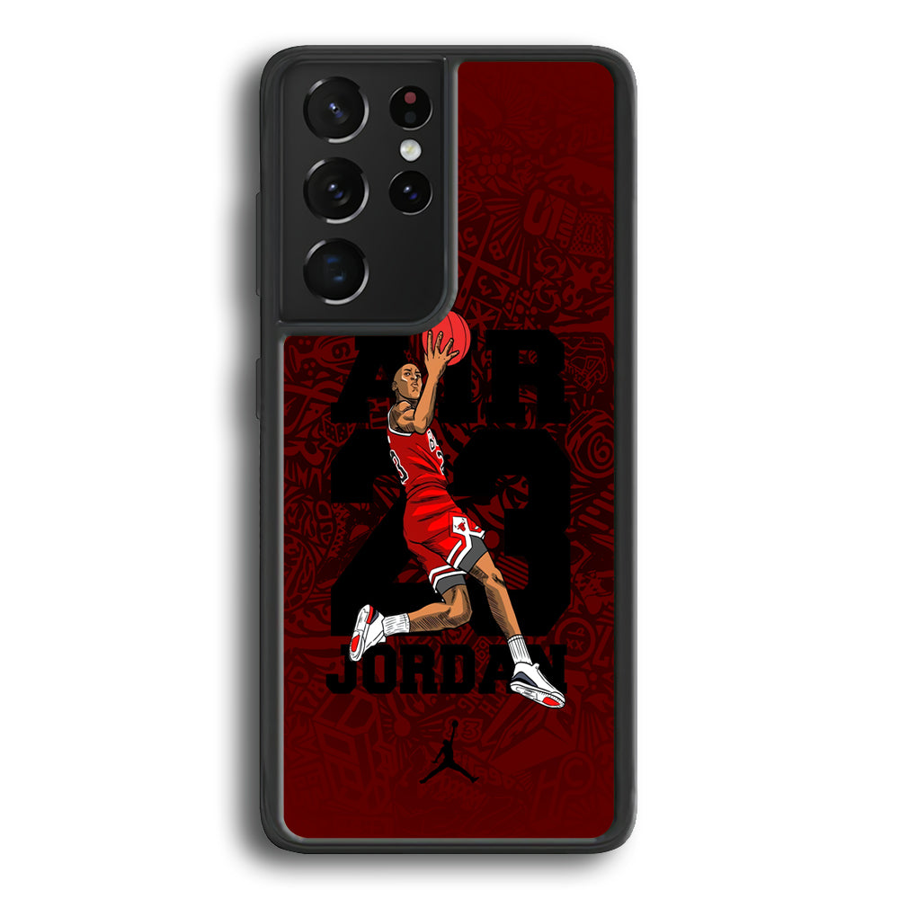 Air Jordan Slamdunk Dancing Samsung Galaxy S23 Ultra Case - Ezzystore