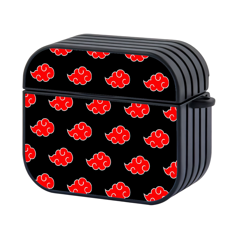 Akatsuki Symbol Pattern Hard Plastic Case Cover For Apple Airpods 3 - Ezzystore