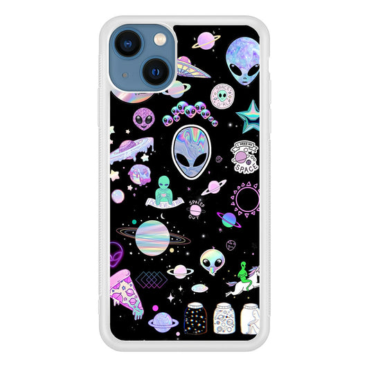Alien Aesthetic iPhone 15 Case