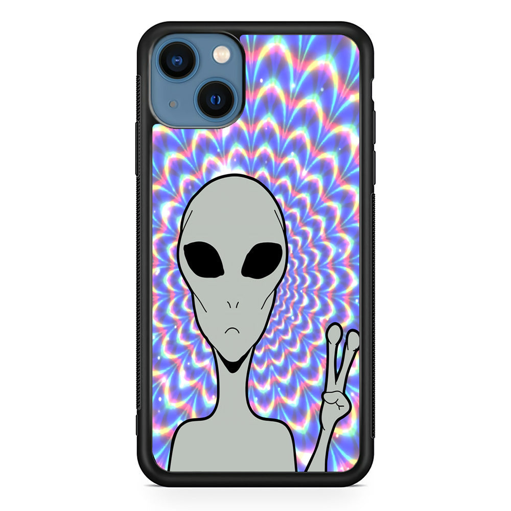 Alien Selfie Style iPhone 15 Case