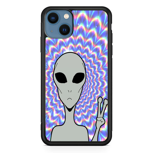Alien Selfie Style iPhone 15 Plus Case