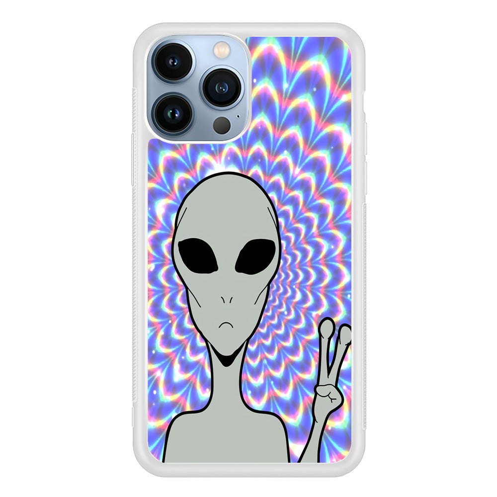 Alien Selfie Style iPhone 14 Pro Case