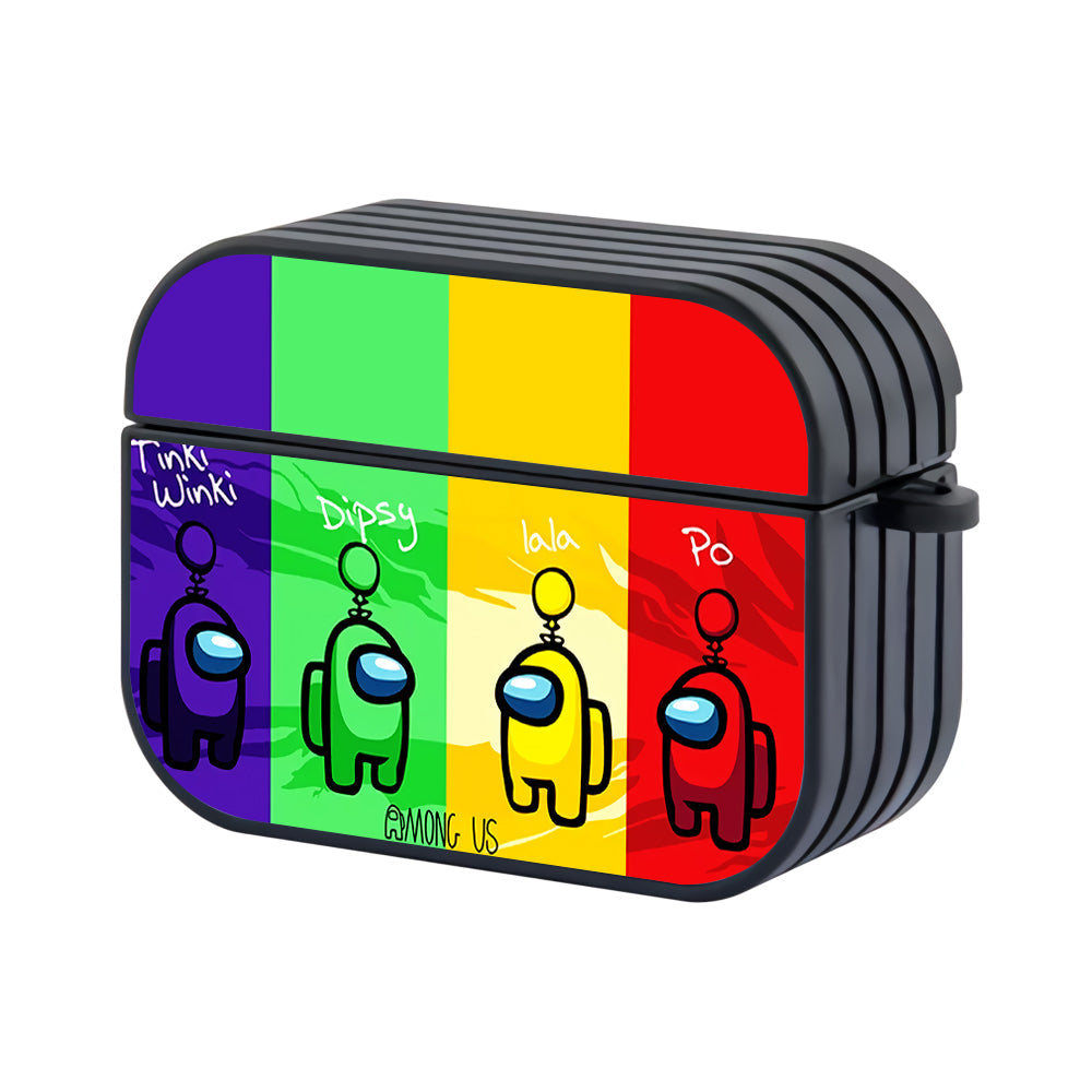 Among Us Ft Teletubbies Hard Plastic Case Cover For Apple Airpods Pro 2 - Ezzystore