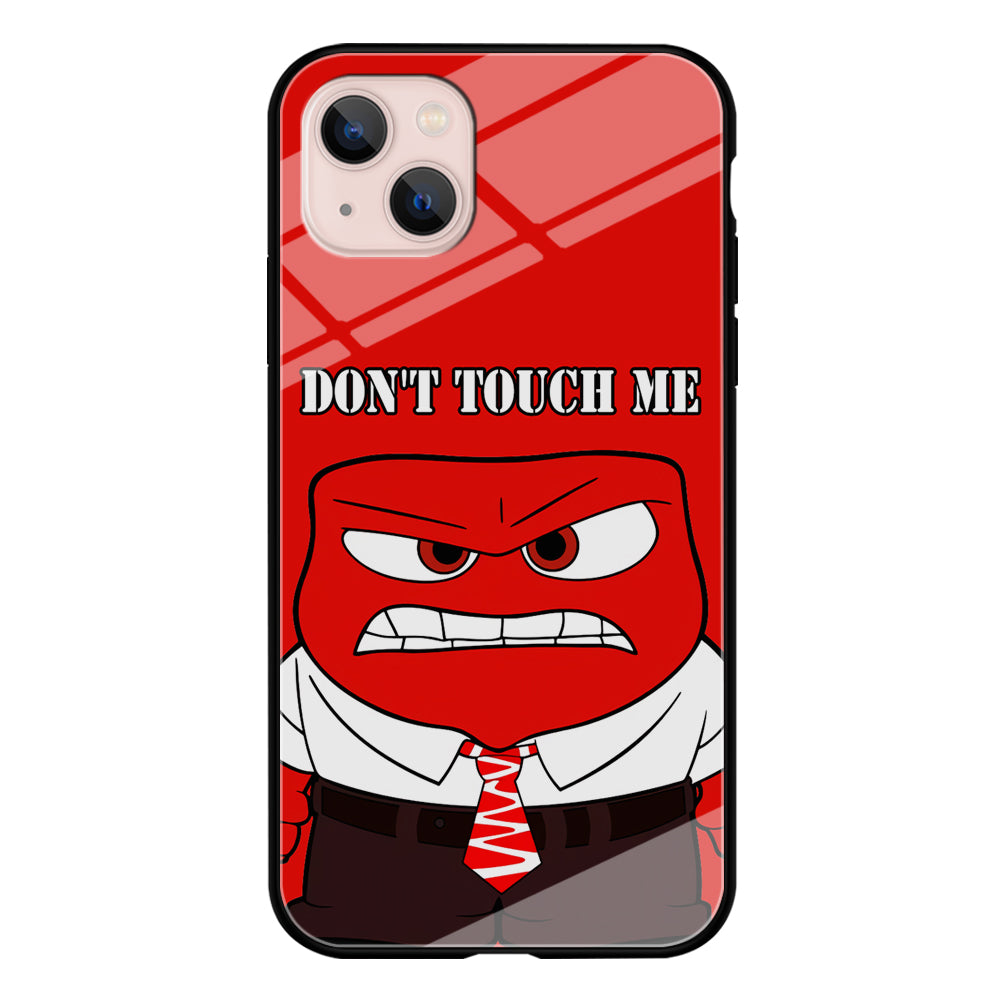 Angry Inside Out Don't Touch Me iPhone 15 Plus Case