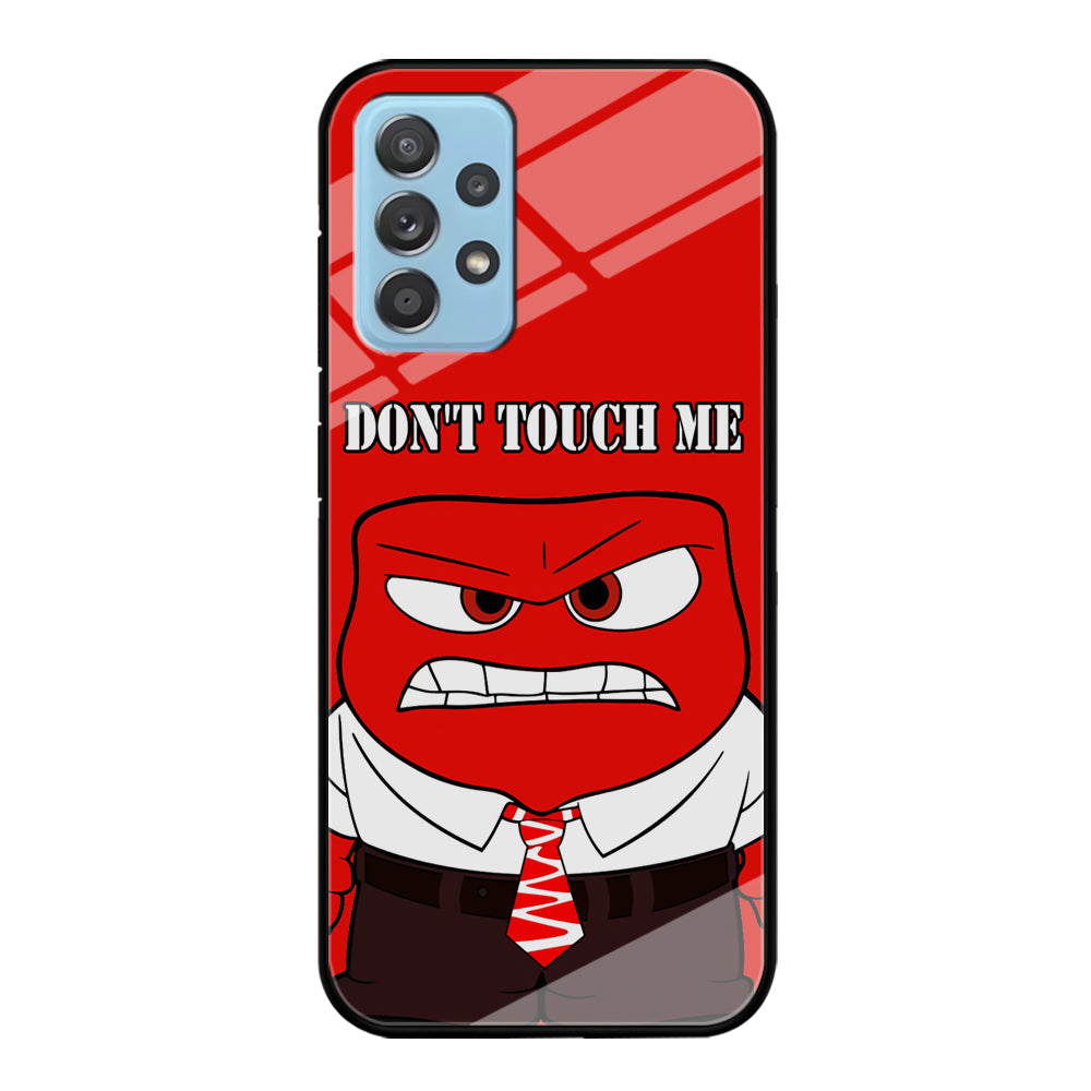 Angry Inside Out Don't Touch Me Samsung Galaxy A72 Case